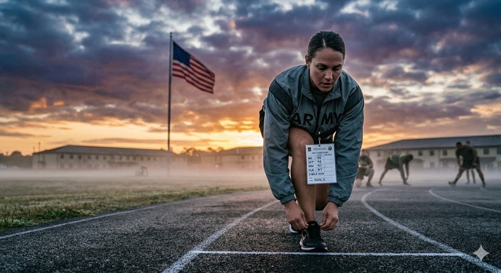 ACFT training and readiness for Army height and weight standards (AR 600-9) (AI-Generated Image)