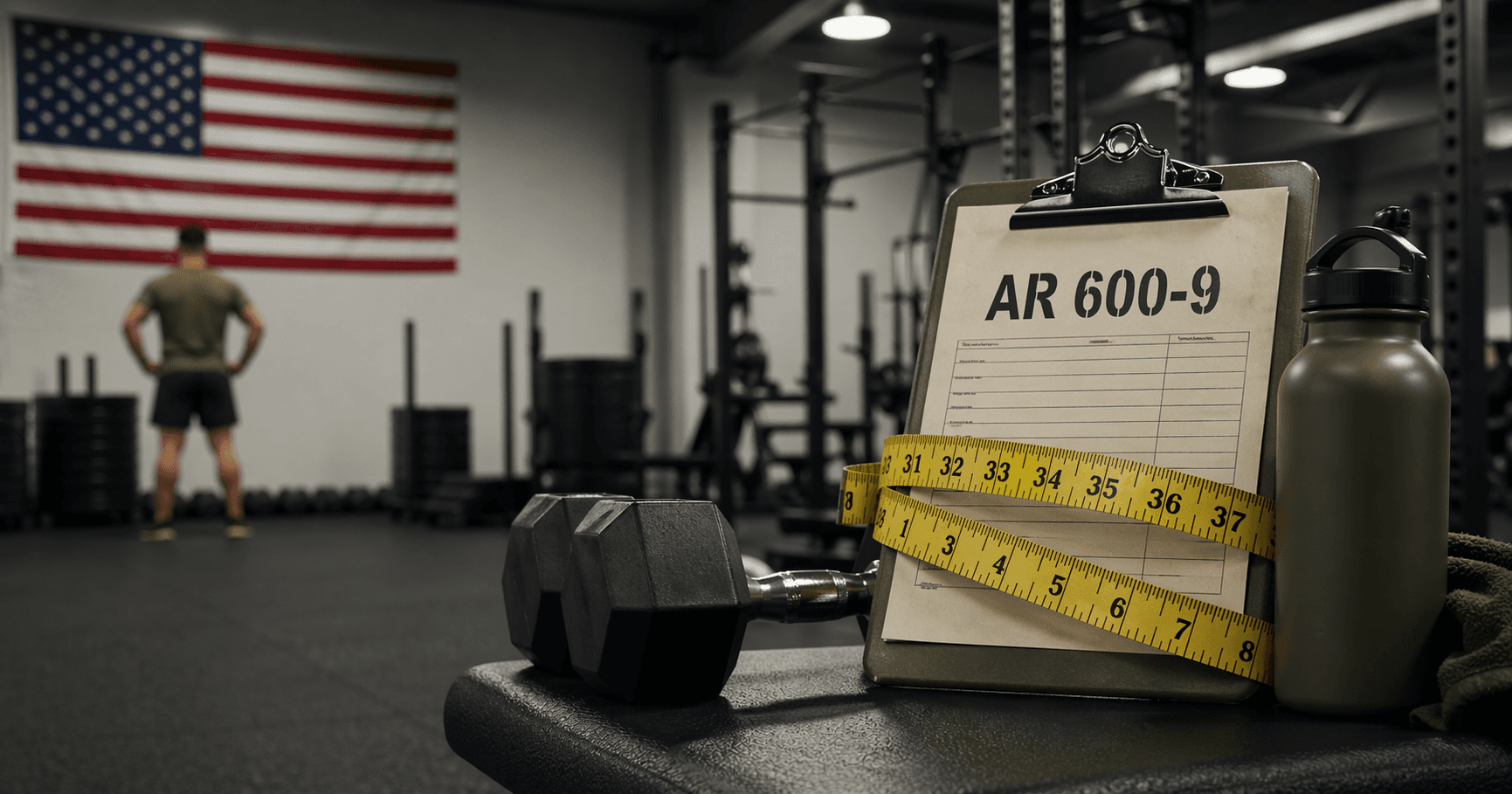 AR 600-9 tape test rounding rules 2026 | Army height and weight calculator (AI image)