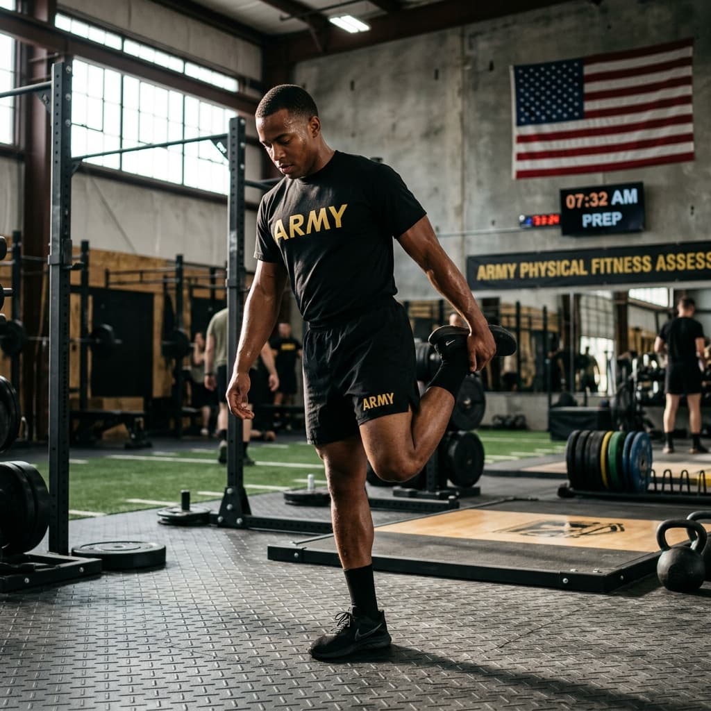 Army AR 600-9 height and weight screening preparation stretch (AI-Generated Image)