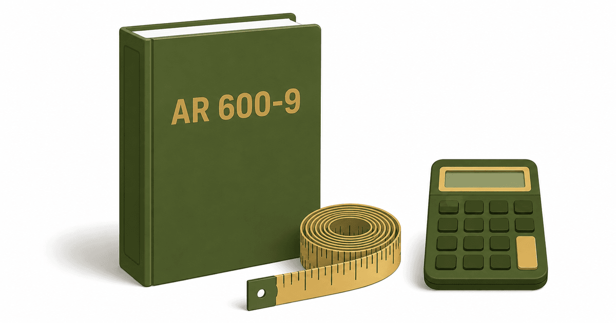 AR 600-9 Army Body Composition Program explained, 2026 (U.S. Army Reference)